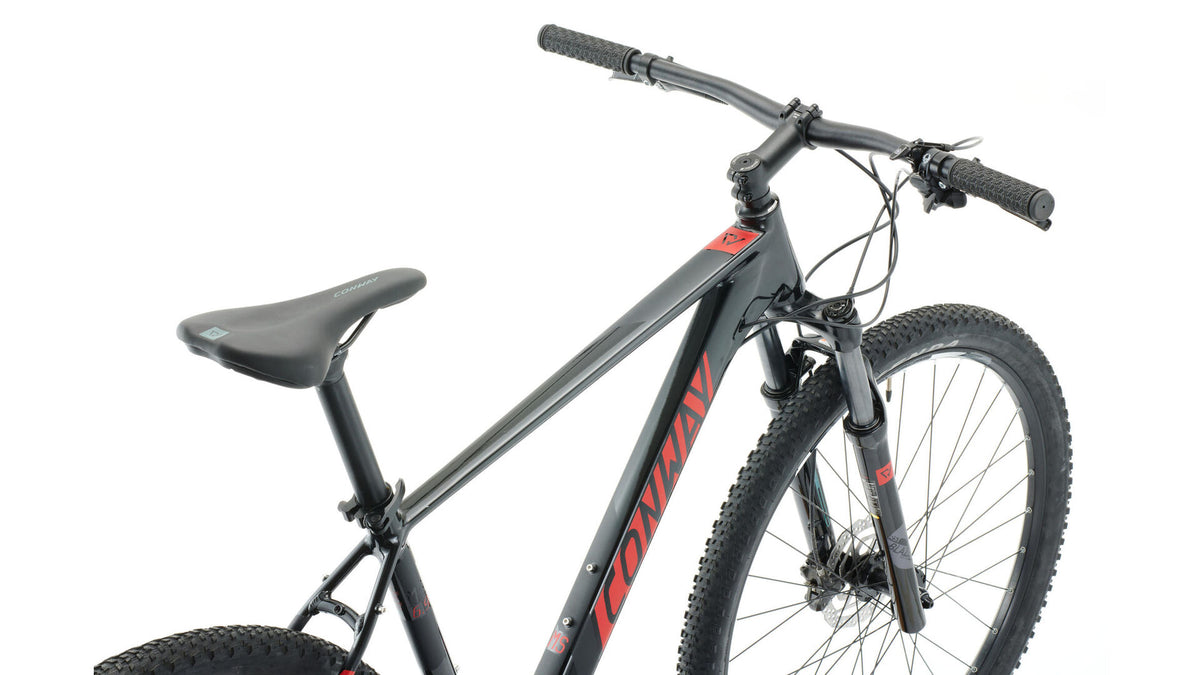 Conway MS 6.9 Hardtail (2024) – Gr. L / 51 cm, black/red - AMoore Bikestore