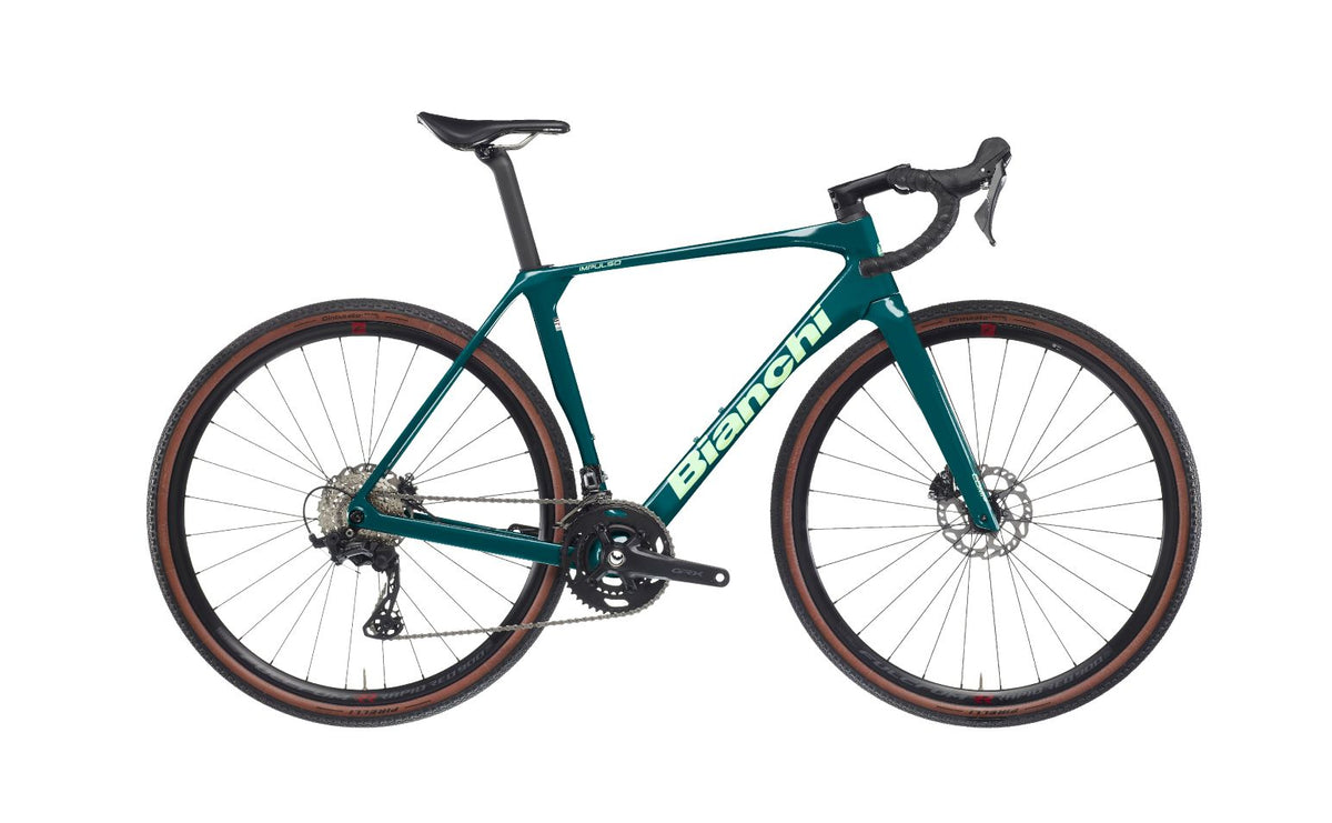 Bianchi Impulso Comp GRX 610/820 2x12 – Gr. XL, Verde Acqua - AMoore Bikestore