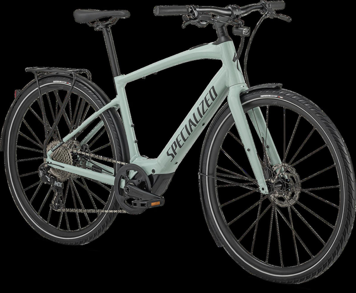 Specialized Turbo Vado SL 4.0 EQ (2023) – Gr. S, White Sage - AMoore Bikestore